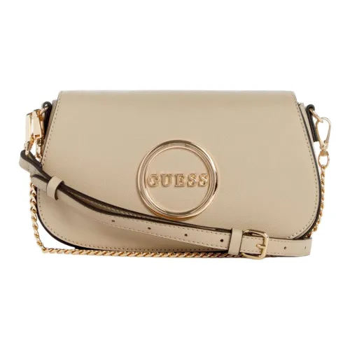 guess Noelle Imitation Leather Crossbody Bag Shoulder Bag Mini Women's Beige