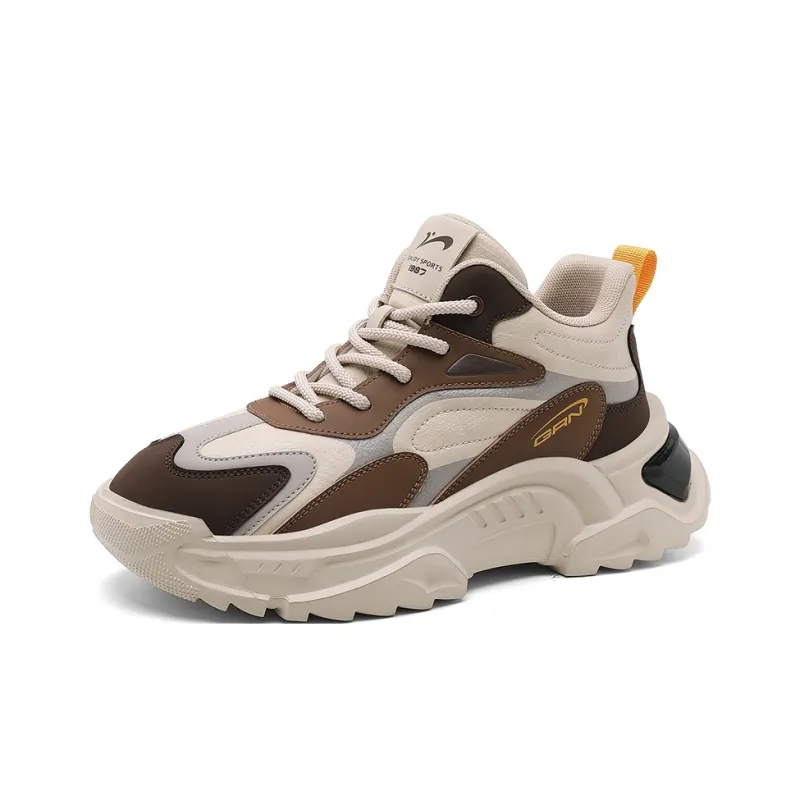 K-bird Cushioned Wear-Resistant Height Increasing High-Top Casual Shoes Men's-2