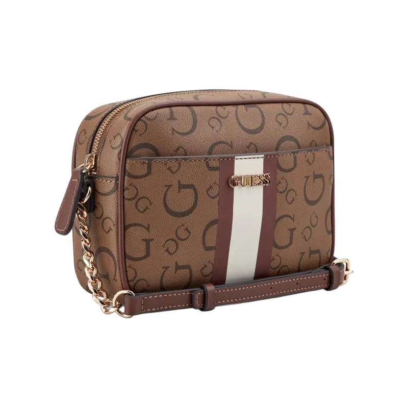 GUESS Coated Canvas Shoulder Bag Crossbody Bag Mini Women's Brown-1