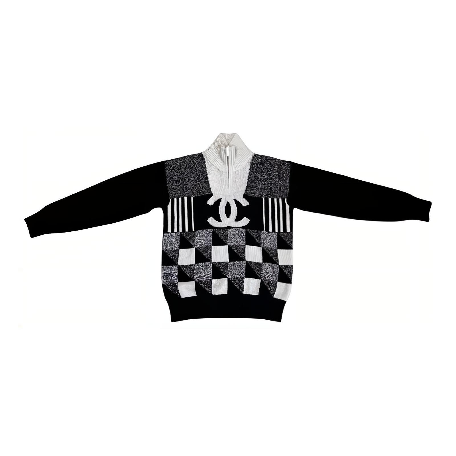 Chanel White Sweaters for Women s Men s Sneakers Clothing Sale New POIZON