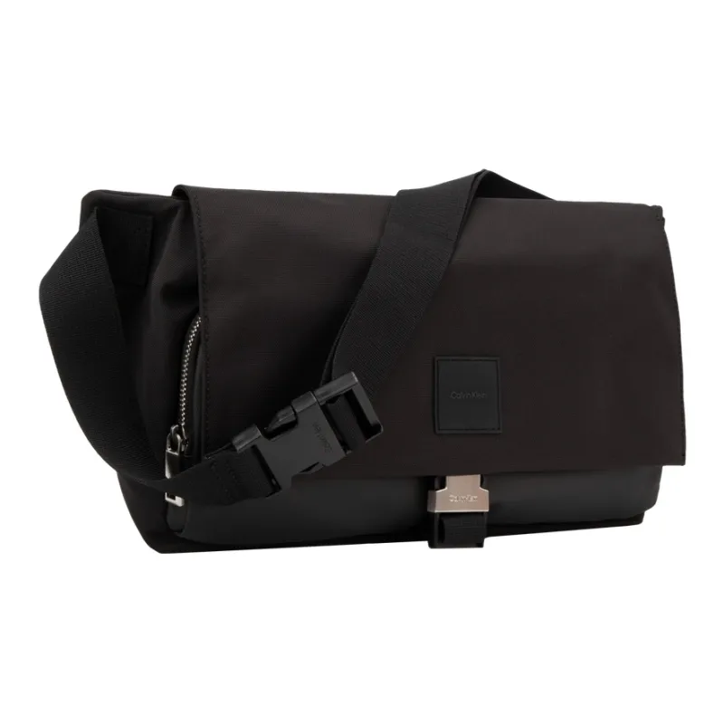 CALVIN KLEIN Fabric Crossbody Bag Men's Space Black-1
