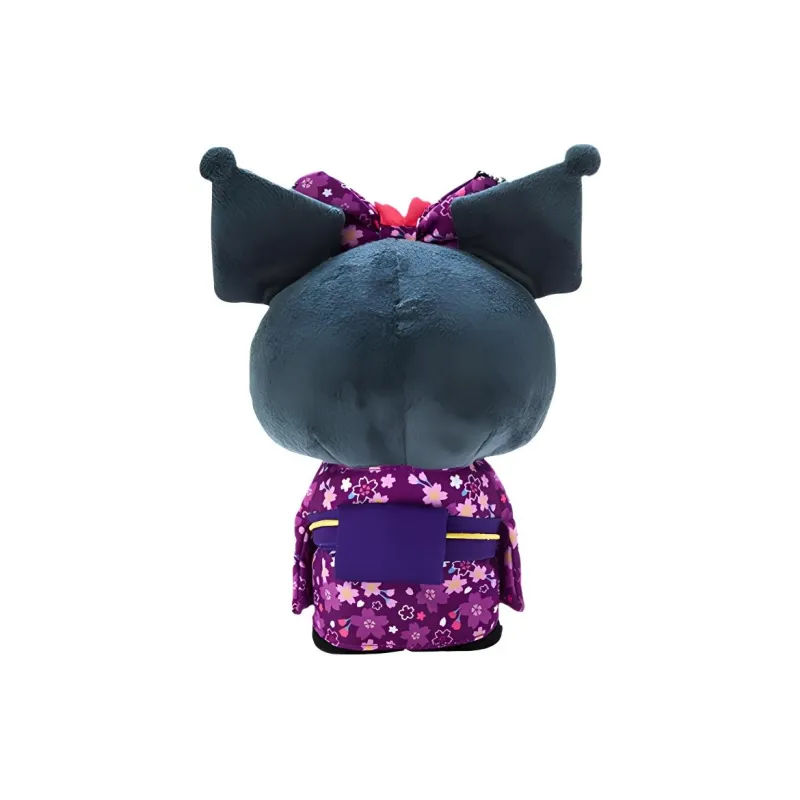 Sanrio Kuromi Cherry Blossom Kimono Collection Dolls Plush Doll 22cm Height-3