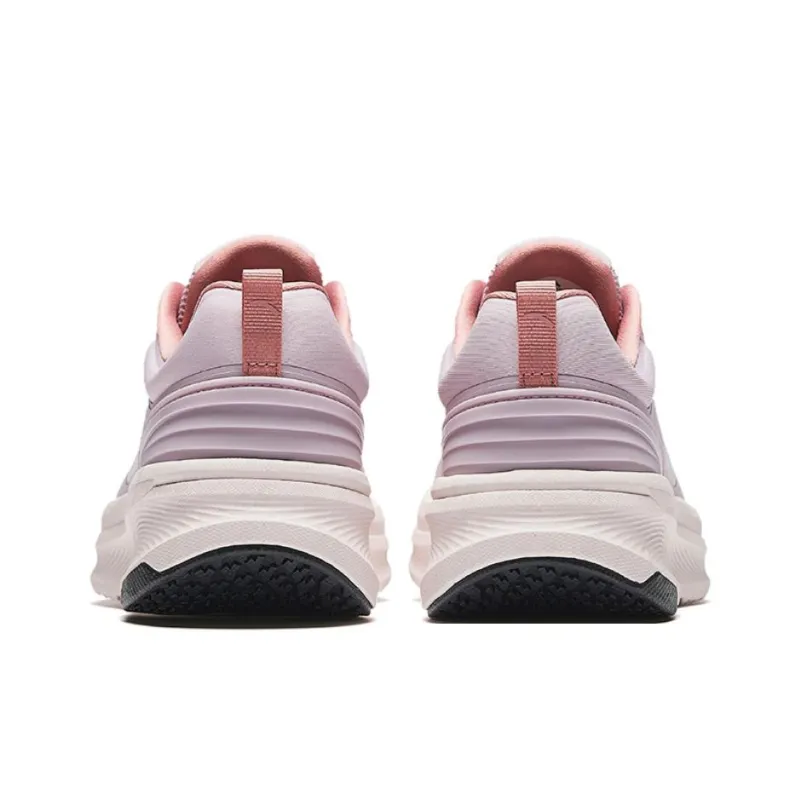 Anta Cushioning Anti Slip And Wear Resistant Low Top Casual Running Shoes Women's Healing Pink-3