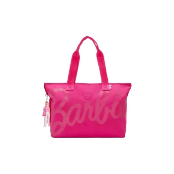 Kipling Polyester Tote Bag, Shopping Bag, Shoulder Bag, Handbag Medium Size Women's Pink