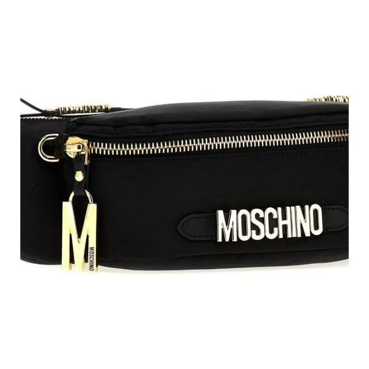 MOSCHINO Logo Lettering Zipped Belt Bag-3