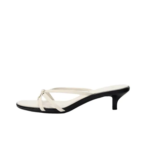 ZARA Quiet Slip-Resistant Slide Slippers Women's White