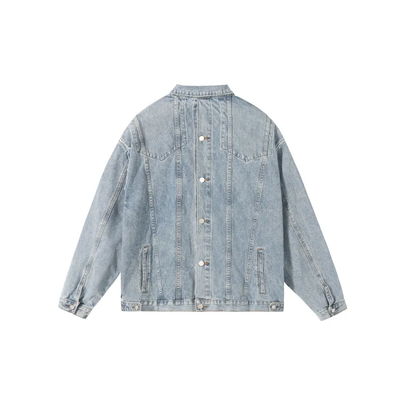 XINYINSU 24FW Denim Jacket Unisex Blue-1