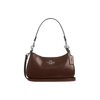 COACH Teri Cow Leather Crossbody Bag Shoulder Bag Medium Size Women's Maple Leaf