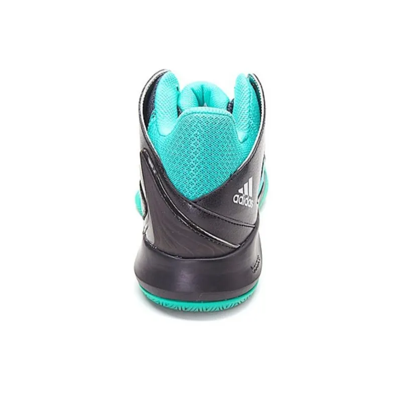 Adidas D Rose 773 Anti-Slip Wear-Resistant Mid-Top Basketball Shoes Men's Black Green-3