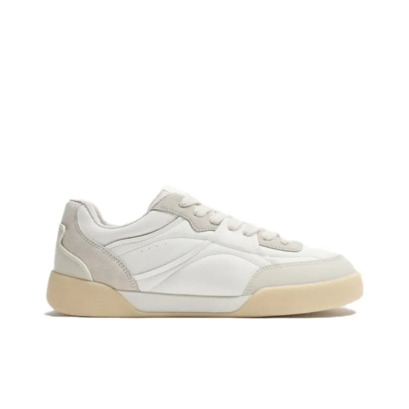 ZARA Wear-Resistant Low-Top Casual Shoes Men's White-1