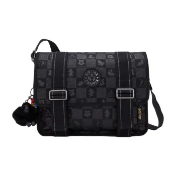 Kipling Polyamide Messenger Bag, Crossbody Bag, Shoulder Bag Unisex Magic Black