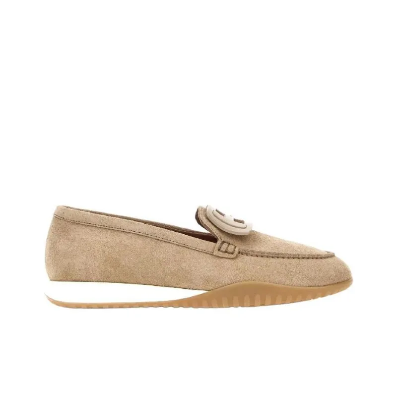 HOGAN Olympia Z Loafers Women's Beige-1