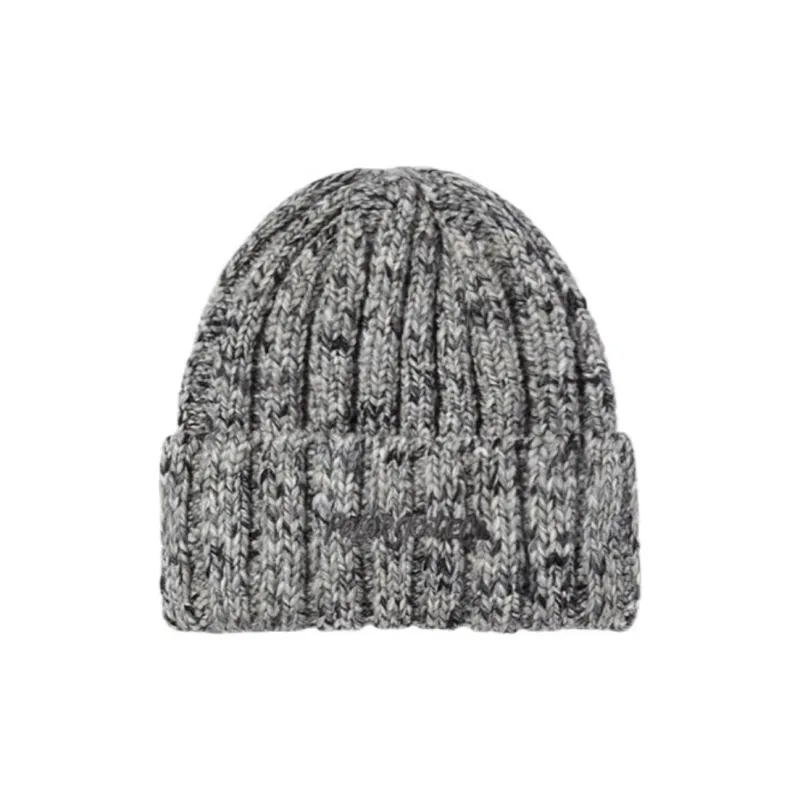 POLAR SKATE CO Acrylic Wool Alpaca Beanies Unisex Gray-0