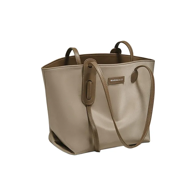 Marino Orlandi Fabric Shoulder Bags Handbags Large Size Women's Khaki-2