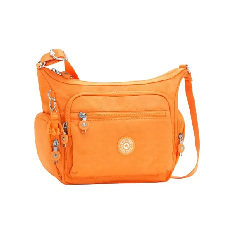 Kipling Polyamide Crossbody Bag, Shoulder Bag Small Size Unisex Orange-1