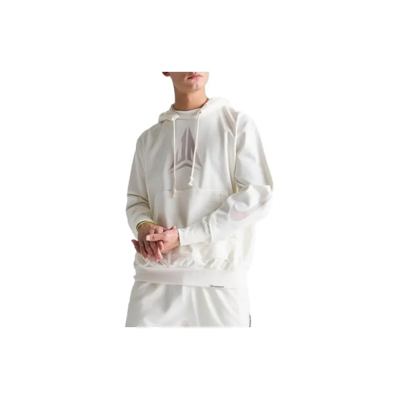 Nike Dri-FIT Pullover Basketball Hoodie Sweatshirt Men's White-3