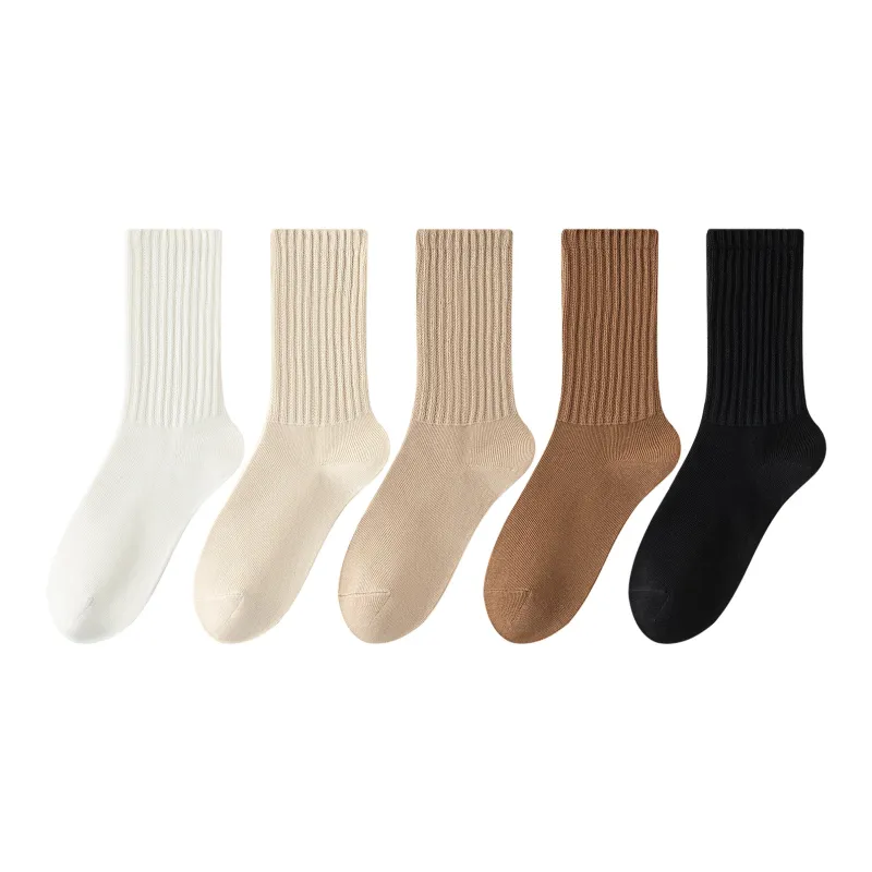 XXLLG Mid Calf Socks Men's 5 Pack-5