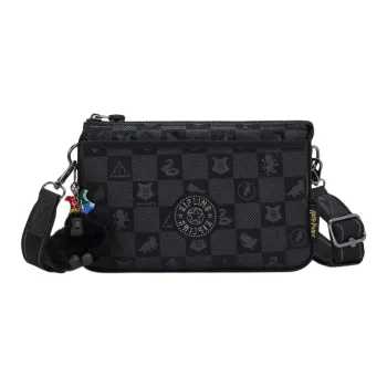 Kipling Nylon Shoulder Bag, Crossbody Bag Unisex Magic Black