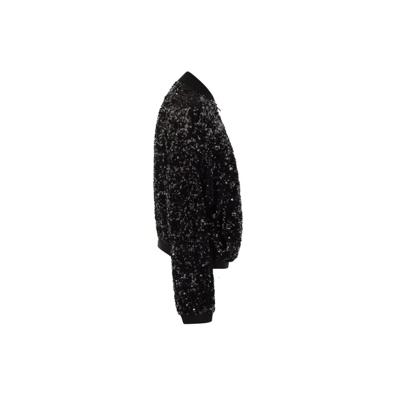 HERNO Sequin Embellished Bomber Jacket-2