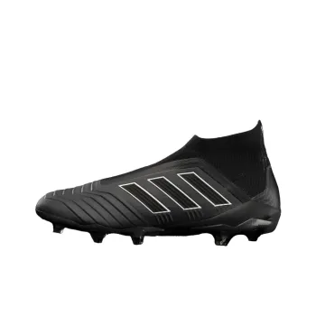 Adidas Predator 18+ FG Rubber Long Studs Slip-Resistant Coverage Soccer Shoes Men's Black