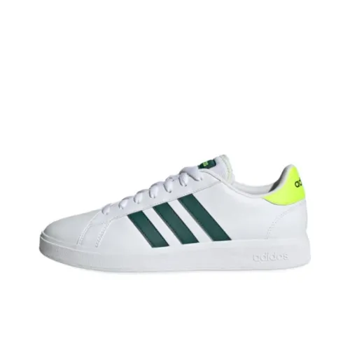 Adidas GRAND COURT Skateboard Shoes Men Low-Top White