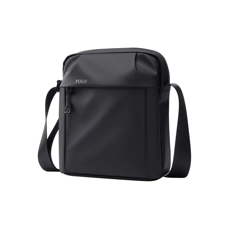 POLO Nylon Men's Shoulder Bag Medium Size Men's Black/Gray-7