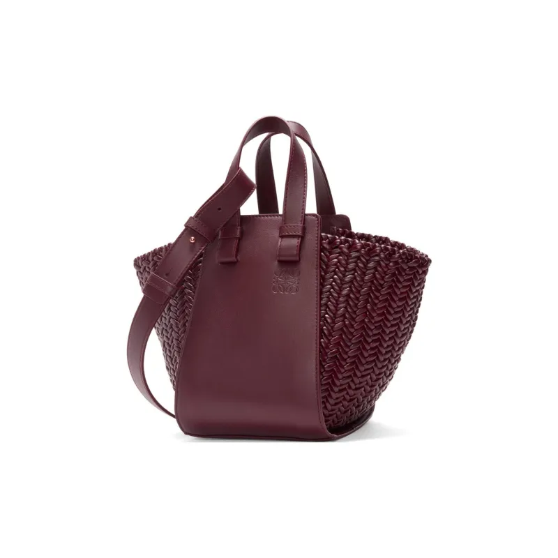 LOEWE Calfskin Shoulder Bag Crossbody Bag Handbag Women's Dark Burgundy-0