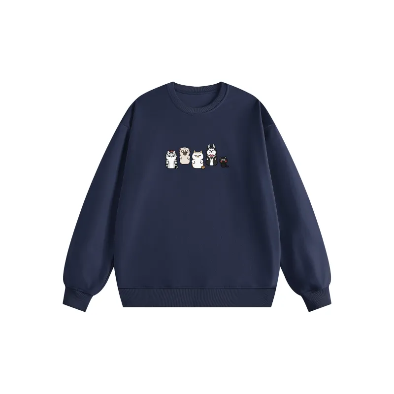 Supremo Cat Sweatshirts Unisex-15