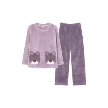 Huggy Kissy Pajama Set Women's Light Purple