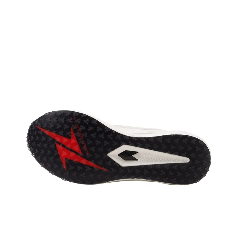 VICTORY LIGHT Cushioned Slip Resistant Abrasion Resistant Low Top Full Length Carbon Plate Running Shoes Unisex White-4