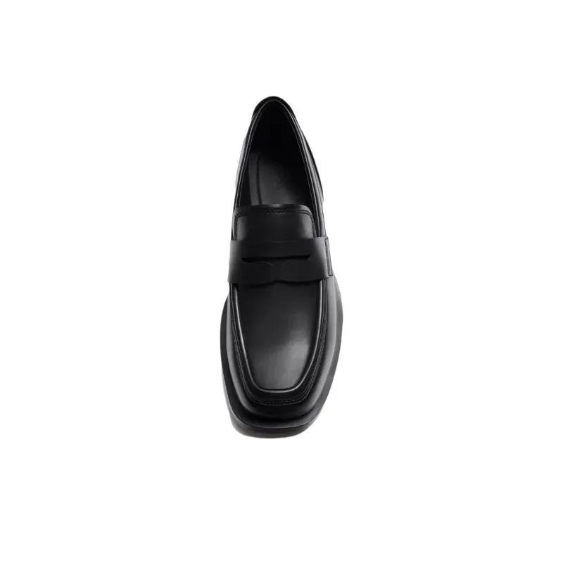 ZARA Loafers Men Black-4