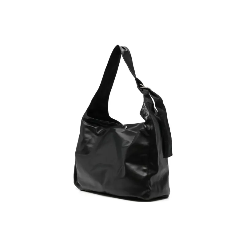 CDG Polyester Shoulder Bag Large Size Men's Black-1