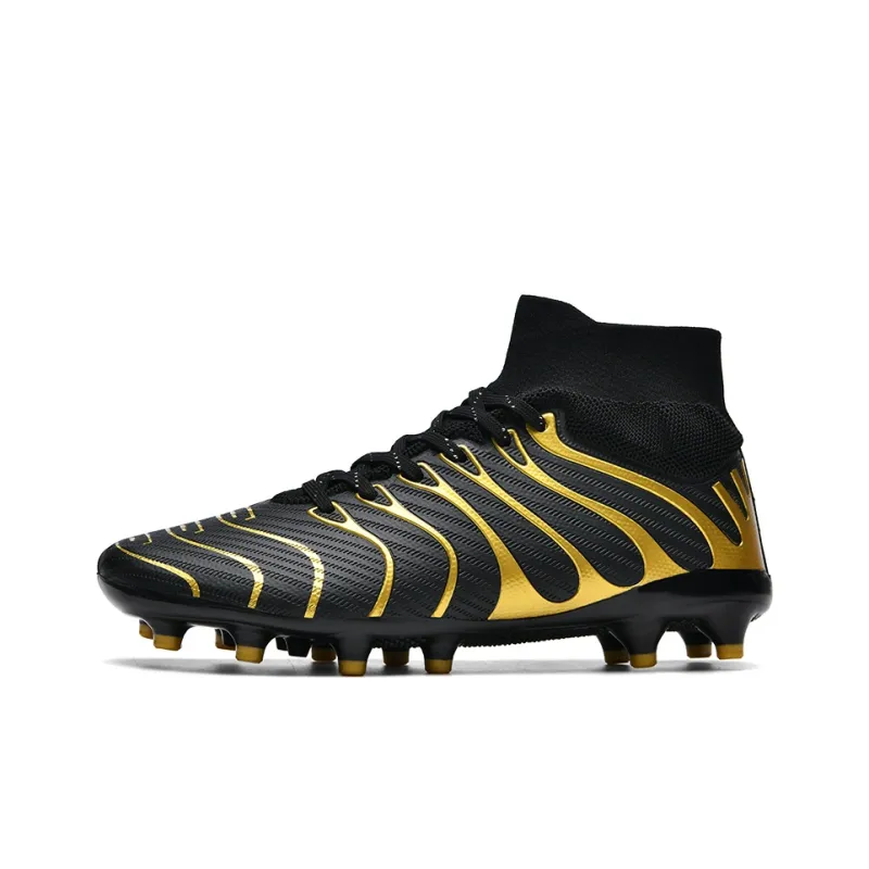Kuding FG Rubber Long Studs Soft Ground Natural Ground Slip Resistant Stain Resistant Coverage Soccer Shoes Unisex-2