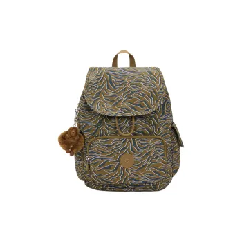 Kipling Nylon Backpack Small Size Women's Underwater Leaf