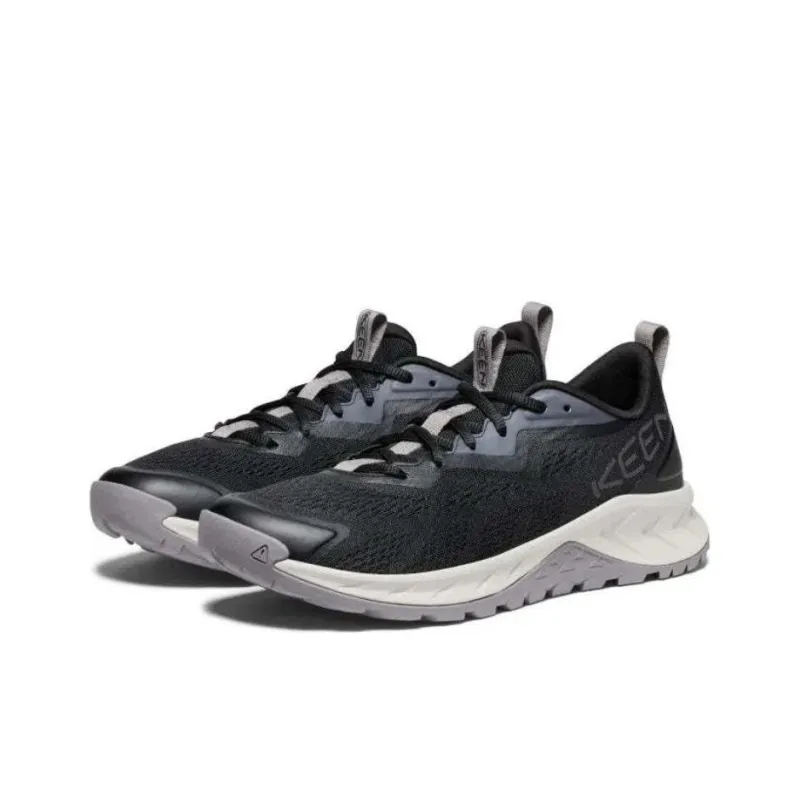 KEEN Versacore Anti Slip Wear Resistant Low Top Trekking Shoes Men's Black Gray Color-2