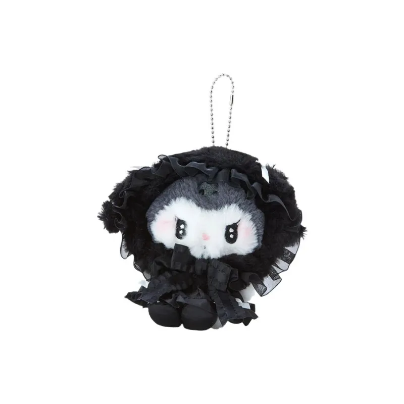 Sanrio Kuromi Midnight Melody Landmine Third Generation Dolls Plush Pendant 14cm Height-3