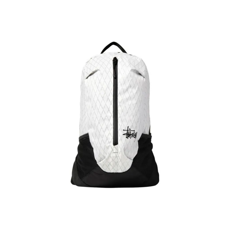 Stussy Nylon Backpack Regular Unisex Black & White-0