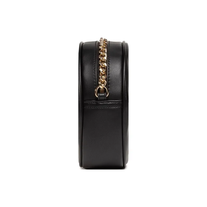 LOVE MOSCHINO Leather Shoulder Bag Crossbody Bag Women's Black-1