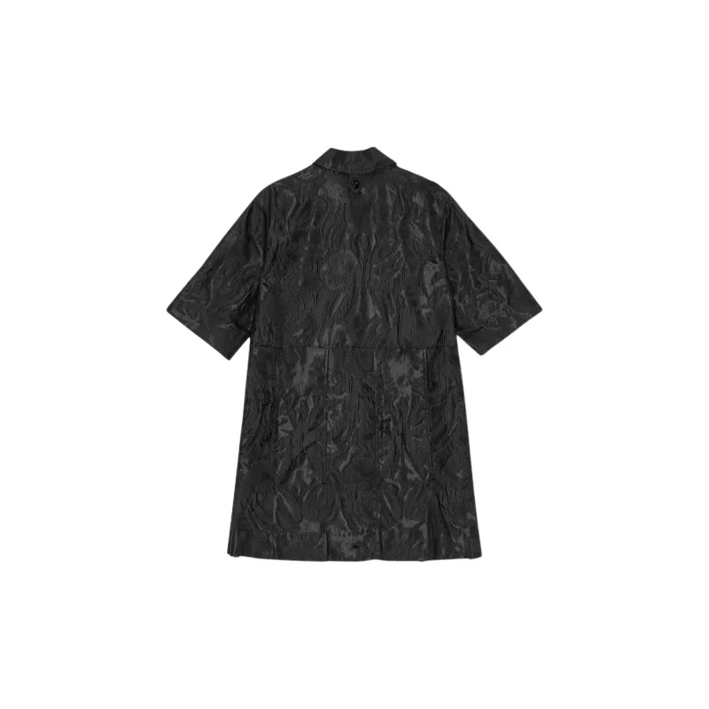 GANNI Half Zip Mini Dress-1