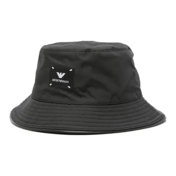 EMPORIO ARMANI Logo-patch Bucket Hat