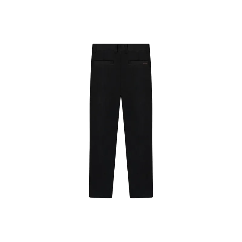 SEVEN Velvet Cotton Height Enhancing Carrot Pants Casual Pants For Fall And Winter Men's Black-1