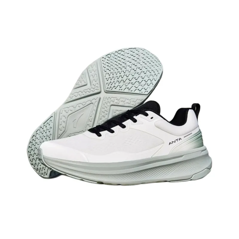 Anta Anti Slip Wear Resistant Low Top Training Shoes Men's White Green-2