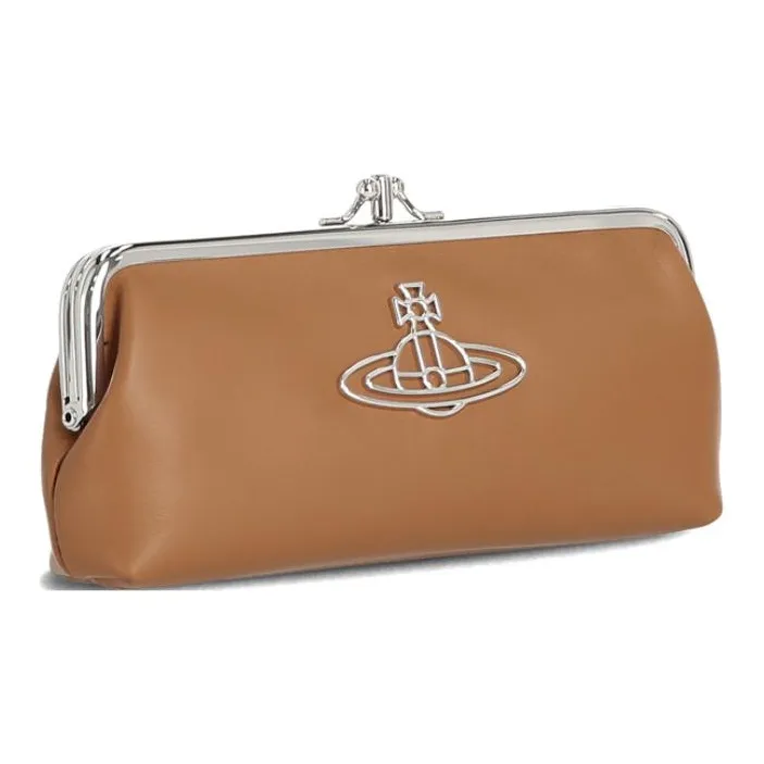 Vivienne Westwood Lambskin Wallet Women's Brown-3