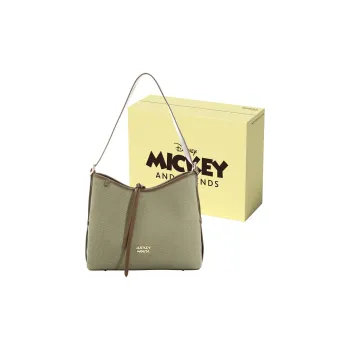 Disney Mickey Series Synthetic Leather Tote Bag, Shopping Bag, Crossbody Bag, Shoulder Bag Regular Women's Brown
