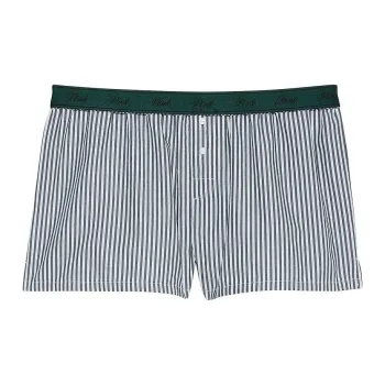 Victoria's Secret PINK Cotton Poplin Boxer Shorts / DFOWS Pajama Pants Women's Green