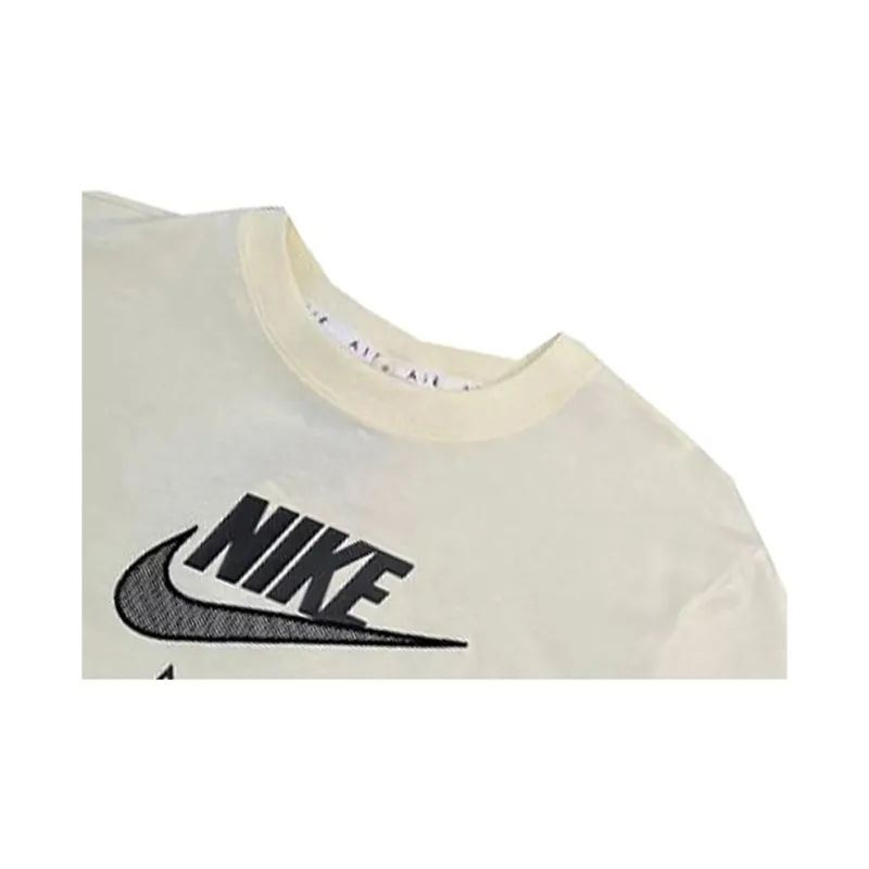 Nike Set in Sleeve T Shirt Women's White-3