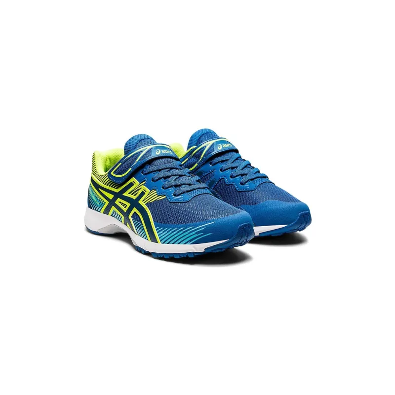 Asics Lazerbeam RG MG Anti-Slip Wear-Resistant Low-Top Running Shoes Blue Yellow Kids'-2