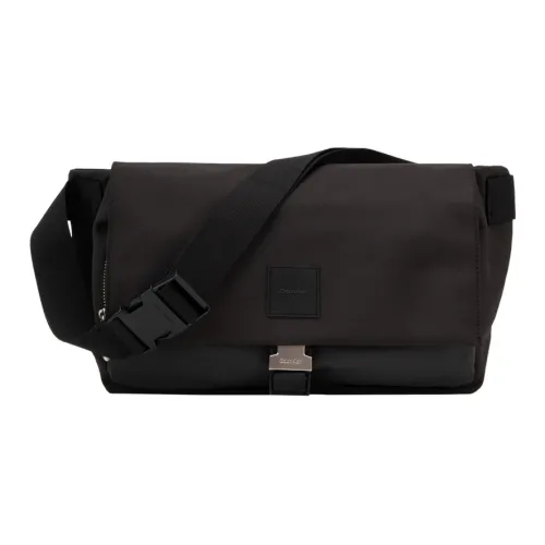 CALVIN KLEIN Fabric Crossbody Bag Men's Space Black