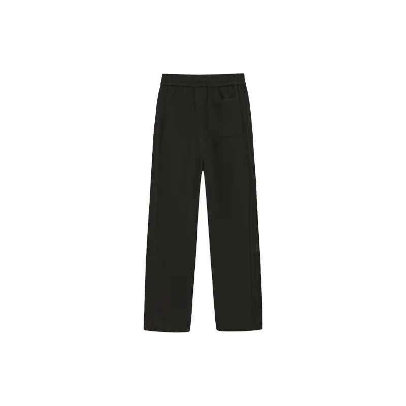 UNKNOWTAL Casual Pants Unisex Black-1