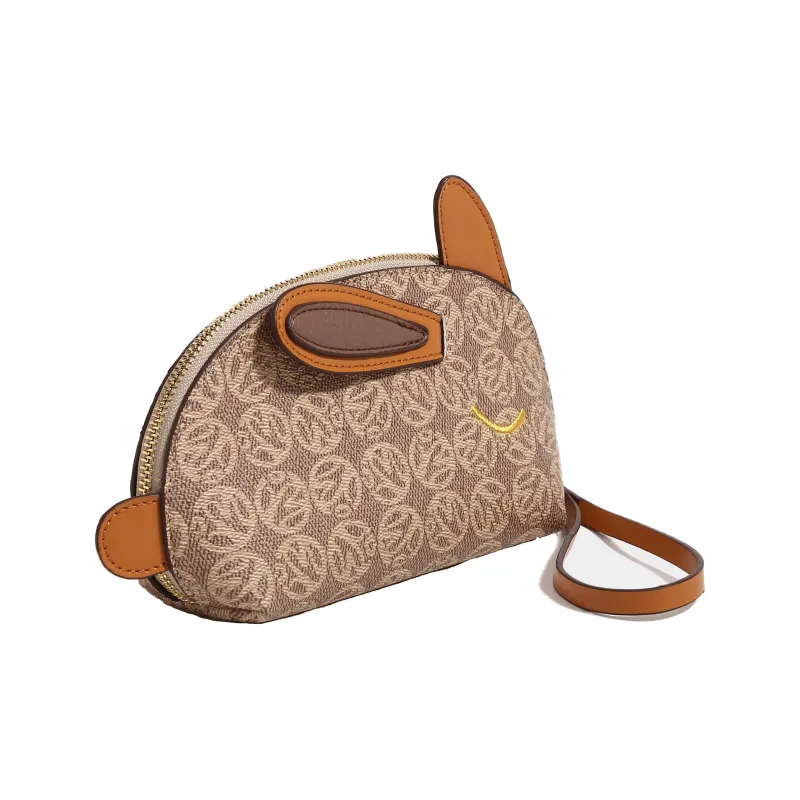 ZAVC PU Clutch Women's Black/White/Dreamy Brown/Beige Apricot-10